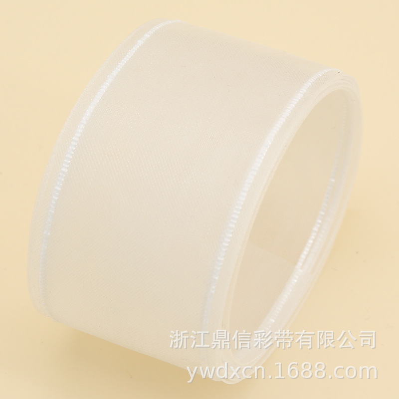Dingxin Ribbon Wholesale, dotted edge net gauze ribbons, diy handmade hair accessories, bows, flower gifts, packaging gauze ribbons pic 10