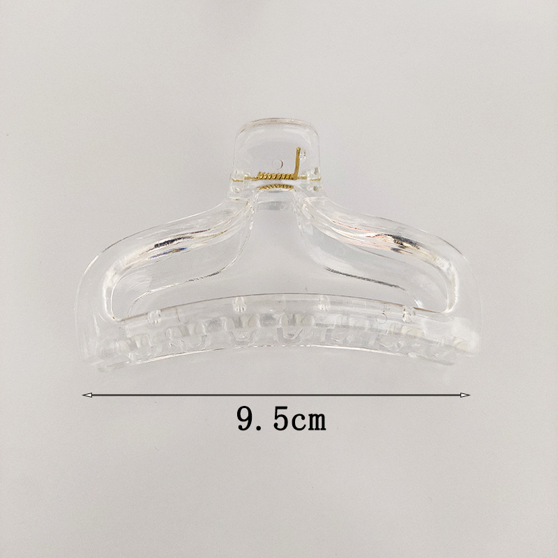 热门发夹各样式透明抓夹大号流行发卡创意 DIY百搭发饰鲨鱼夹批发详情24