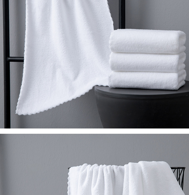厂家批发一次性珊瑚绒毛巾餐厅宾馆美容院KTV方巾柔软吸水白毛巾详情12