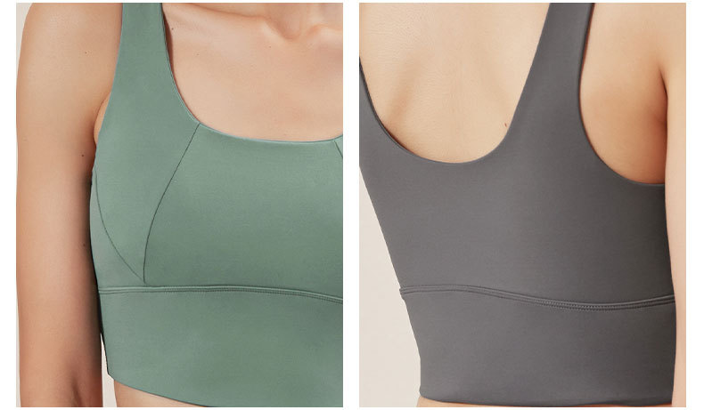 跨境新款莱卡纤维健身运动文胸防震跑步瑜伽背心运动内衣瑜伽服女详情34