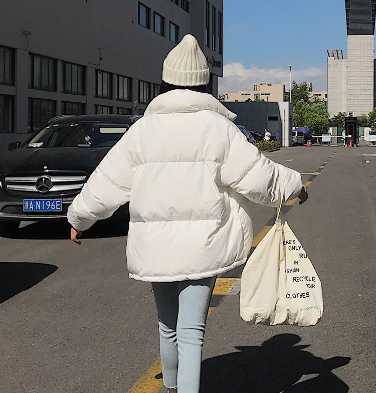 New large-sized thickened bread jacket, down jacket, cotton-padded jacket, student stand-up collar short coat for women pic 26