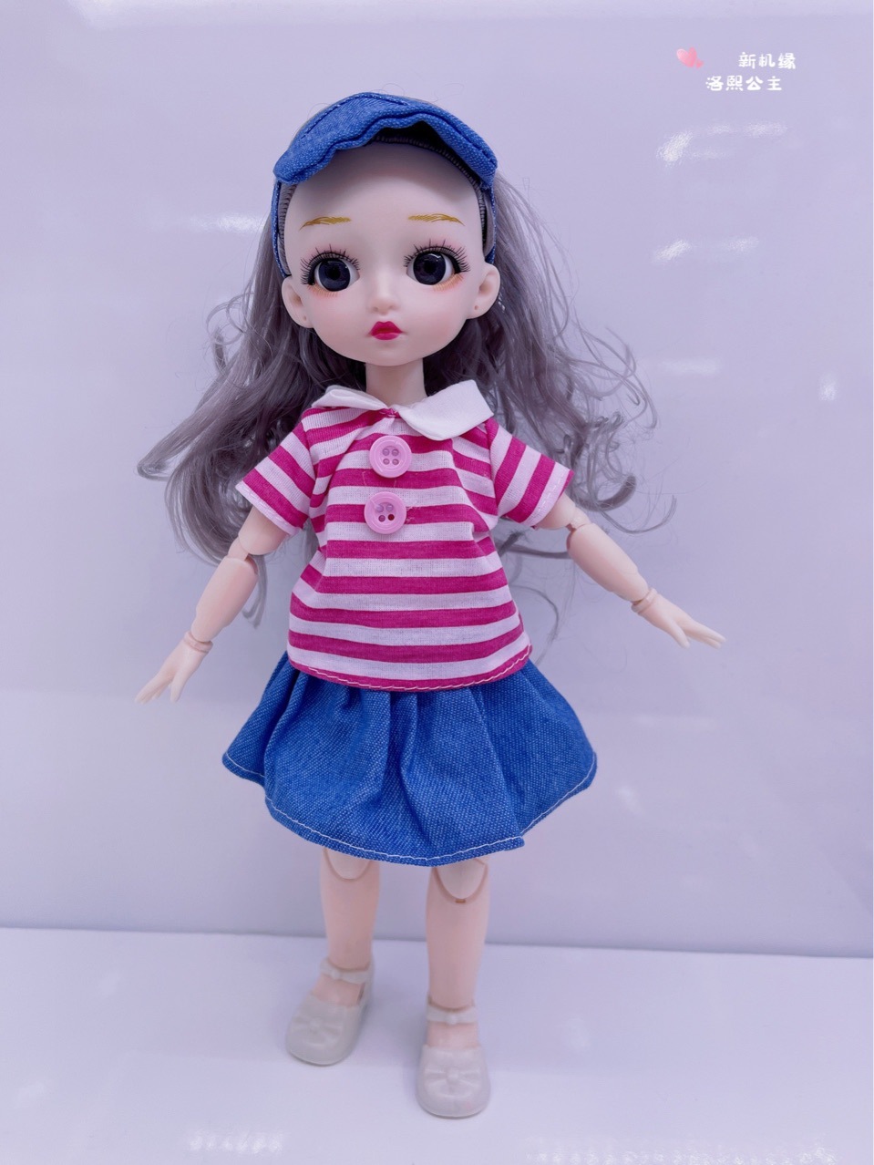 2022新12寸30cm时尚换装芭b比洋娃娃音乐智能唱歌闪灯钥匙扣娃娃详情4