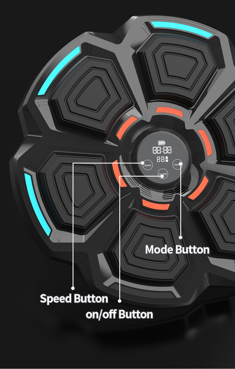 JOY  JUMP 智能蓝牙音乐拳击靶家用儿童拳击训练器材沙袋护具多功能训练机 拳击用品详情7