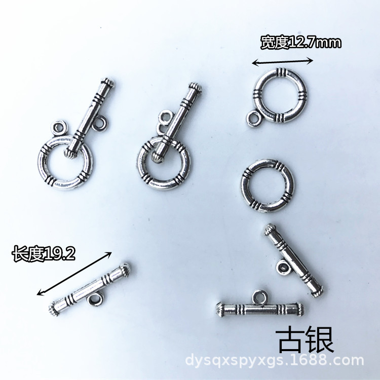 DIY alloy retro OT buckle necklace bracelet connection buckle accessories factory direct sales. Colors can be customized pic 2