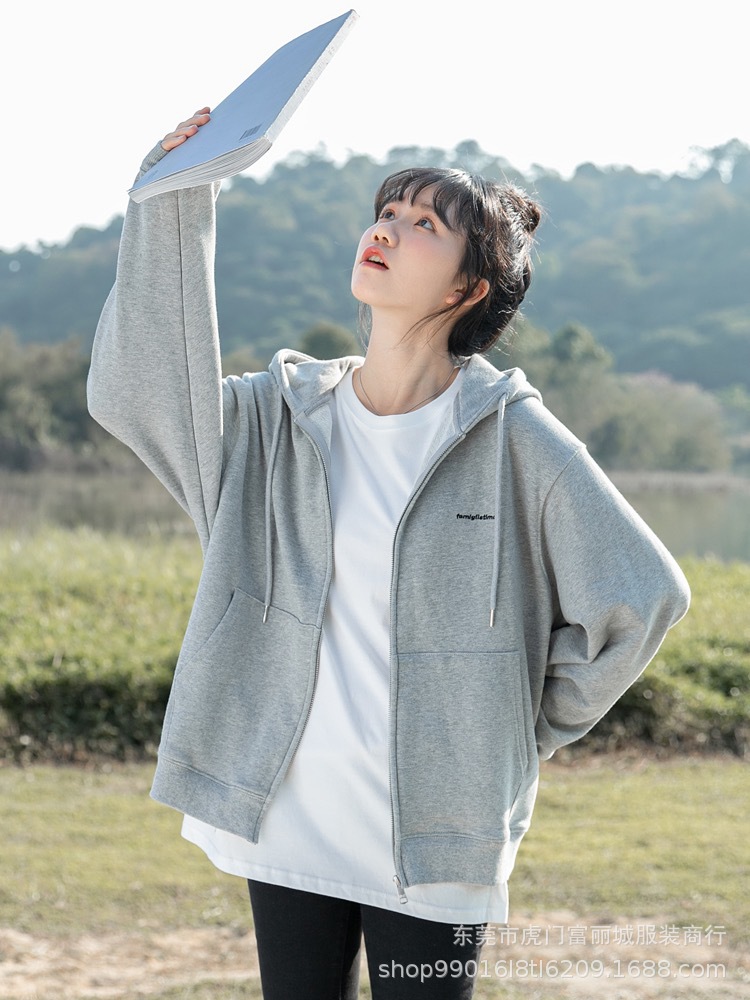 新款女士卫衣2023春季韩版设计感时尚小众圆领宽松女装休闲上衣详情20