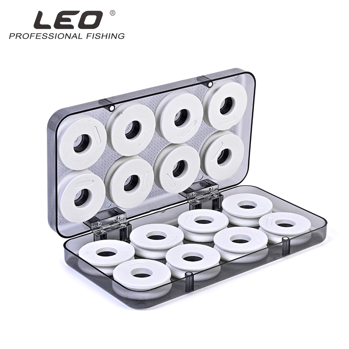 26193 LEO [Semi-transparent Main Line Shaft Box 16 axes] Fishing gear, fishing rod accessories, Small tools pic 1