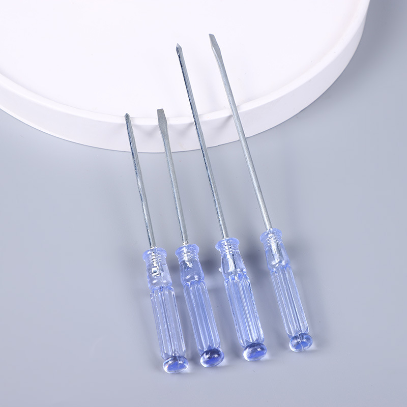 Factory direct sales of crystal handle screwdrivers of various sizes, cross-head screwdrivers, hardware and general merchandise wholesale pic 2