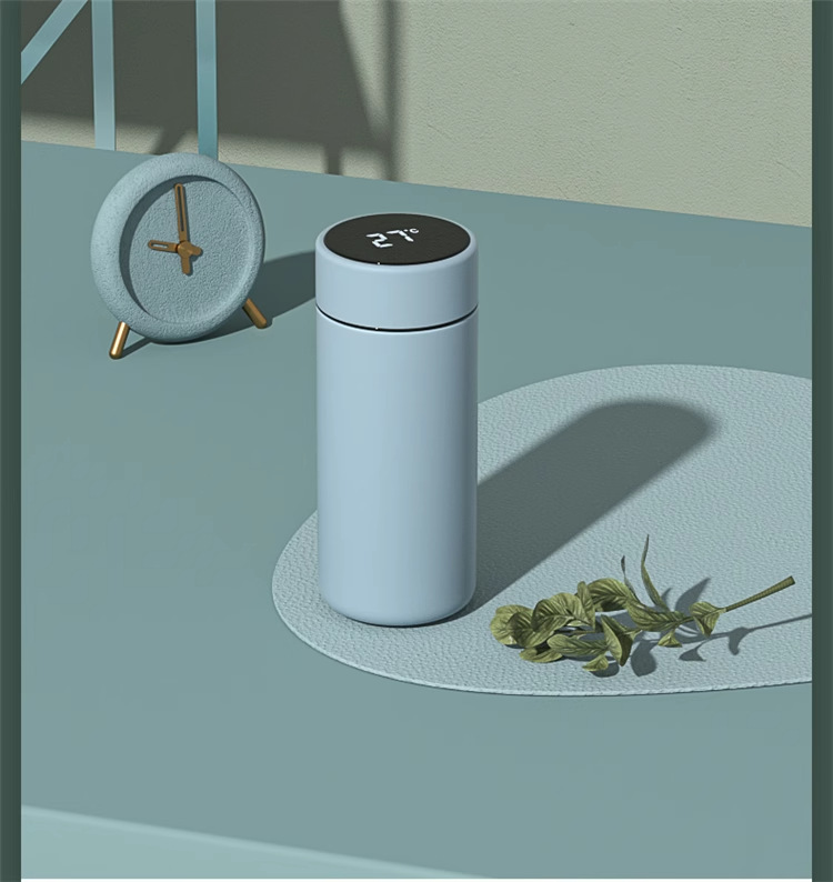 智能显温小巧便携高颜值水杯保温杯316不锈钢茶水分离杯定制刻字详情21