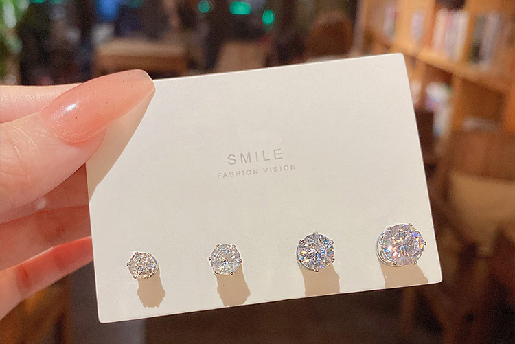 超闪锆石无耳洞磁吸耳饰高级气质耳蜗钉爆闪耳骨夹镶钻吸铁石耳钉详情15