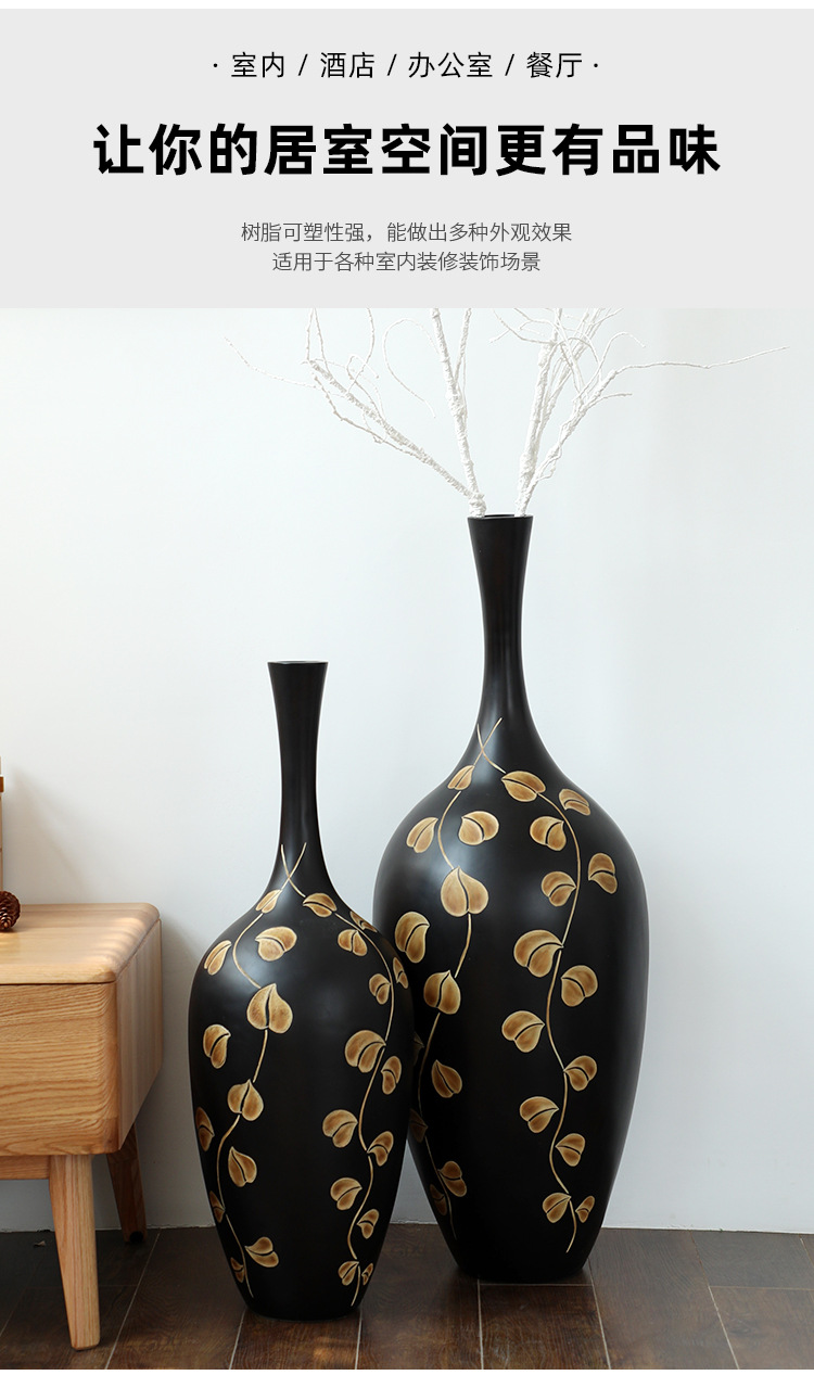 Chinagoods Du Qi Hotel Supplies Resin ornaments, modern and simple dry branch flower arrangements for living rooms, hotel home ornaments, classic flower arrangements for offices pic 5