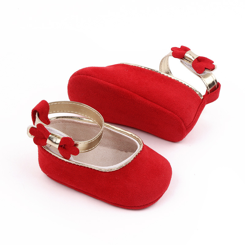 0-1 New anti-slip baby shoes, Princess shoes, soft-soled baby shoes, anti-drop walking shoes, baby shoes M22-12 pic 5
