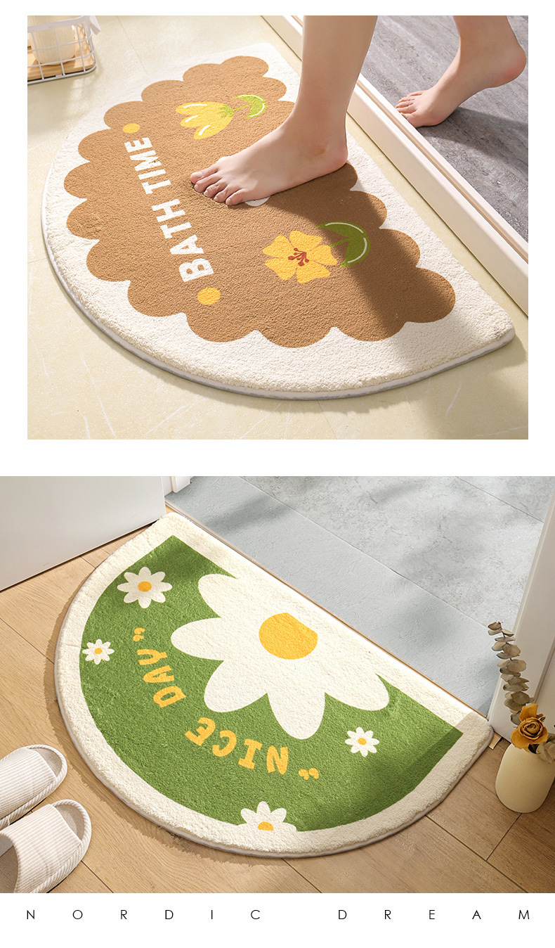 一件代发包邮卫生间厕所吸水地垫脚垫 浴室洗手间防滑垫 进门入户详情15