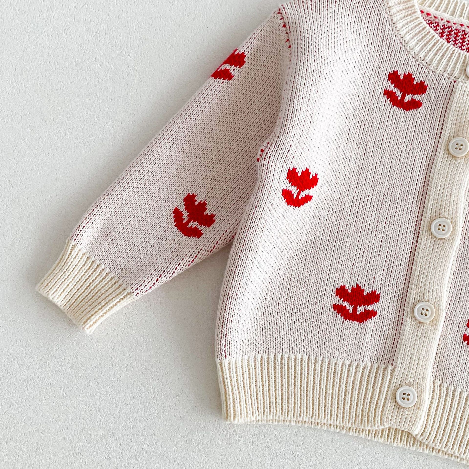 2024秋季新款中小童衣服韩版童装毛衣外套女童拼色公主针织开衫详情10