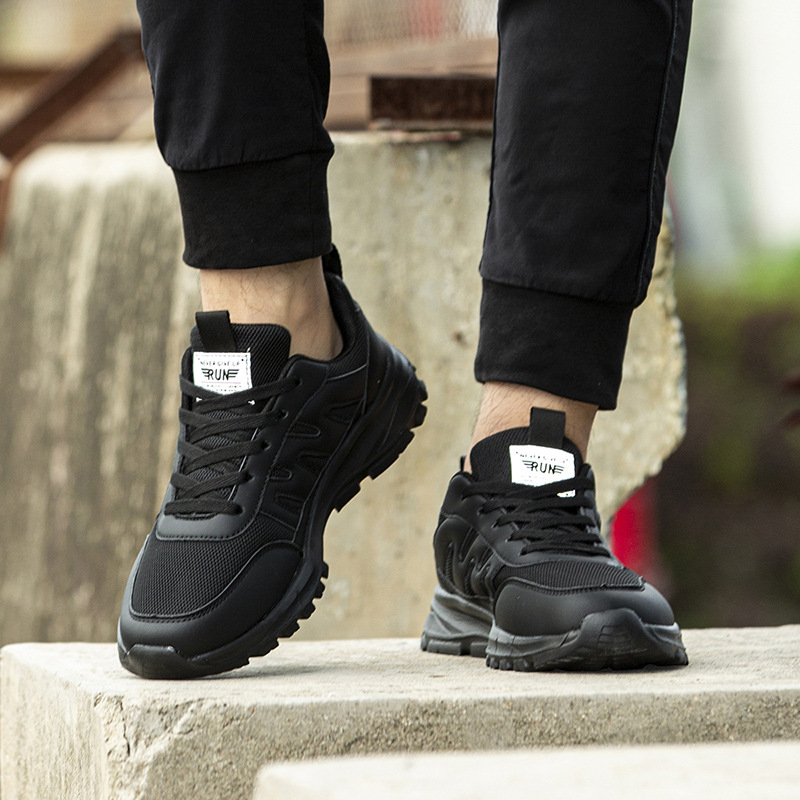 2024秋冬新款男单鞋日常帅气男鞋新款男士休闲运动鞋轻便厚底鞋详情2