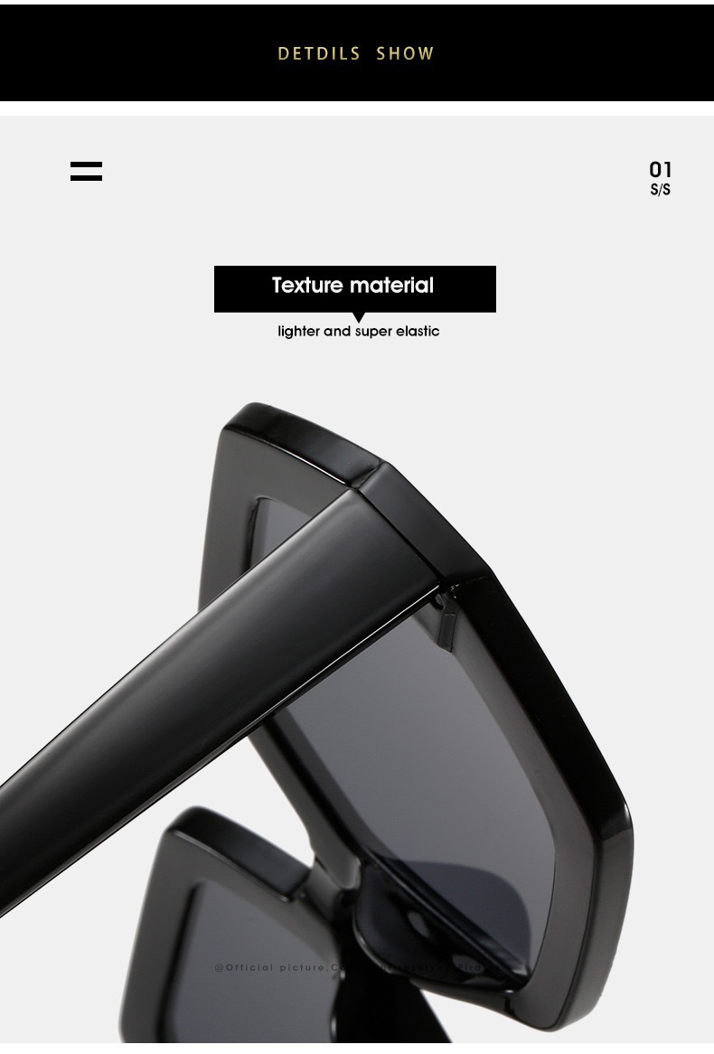 2023新款欧美跨境大框太阳镜多边形渐变色潮流墨镜跑量速卖批发详情5