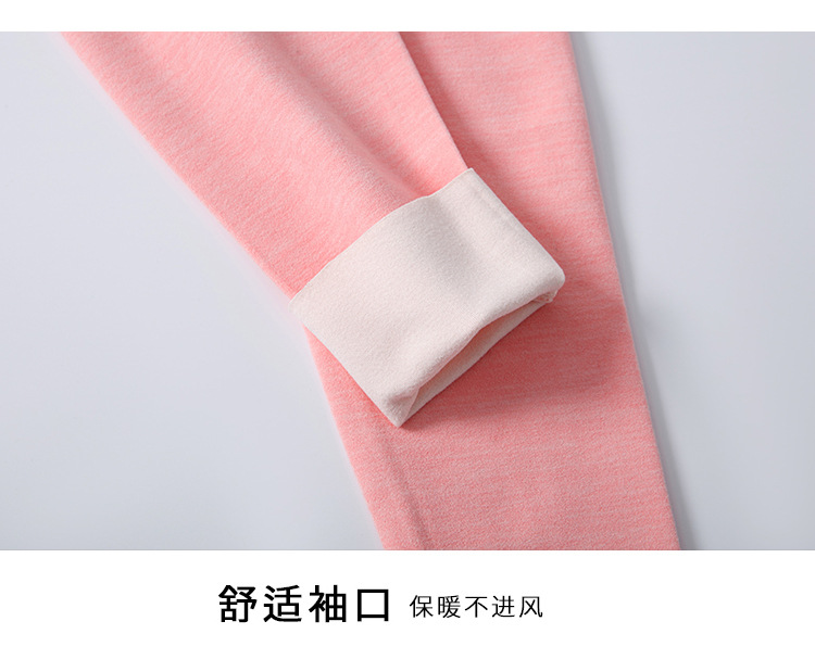 儿童无痕打底保暖上衣秋冬男女童AB面德双面绒单件长袖秋衣拼2详情28