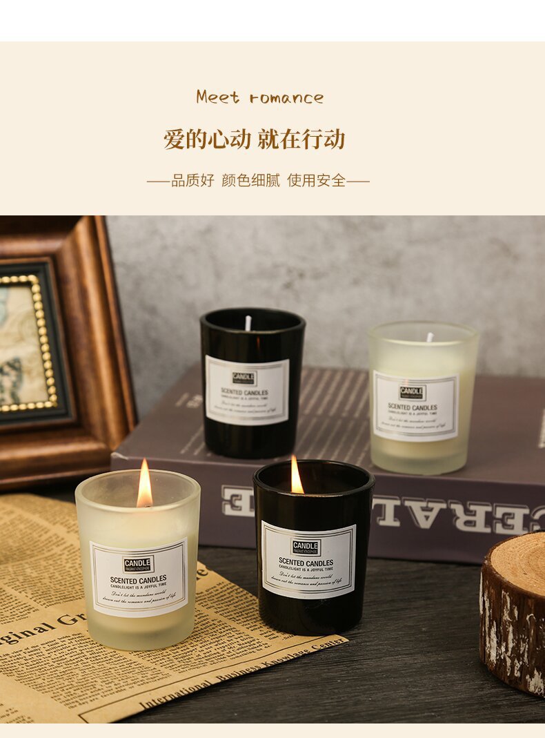 香薰蜡烛熏香安神助眠家用室内持久高级感伴手礼盒卧室造型礼物详情15
