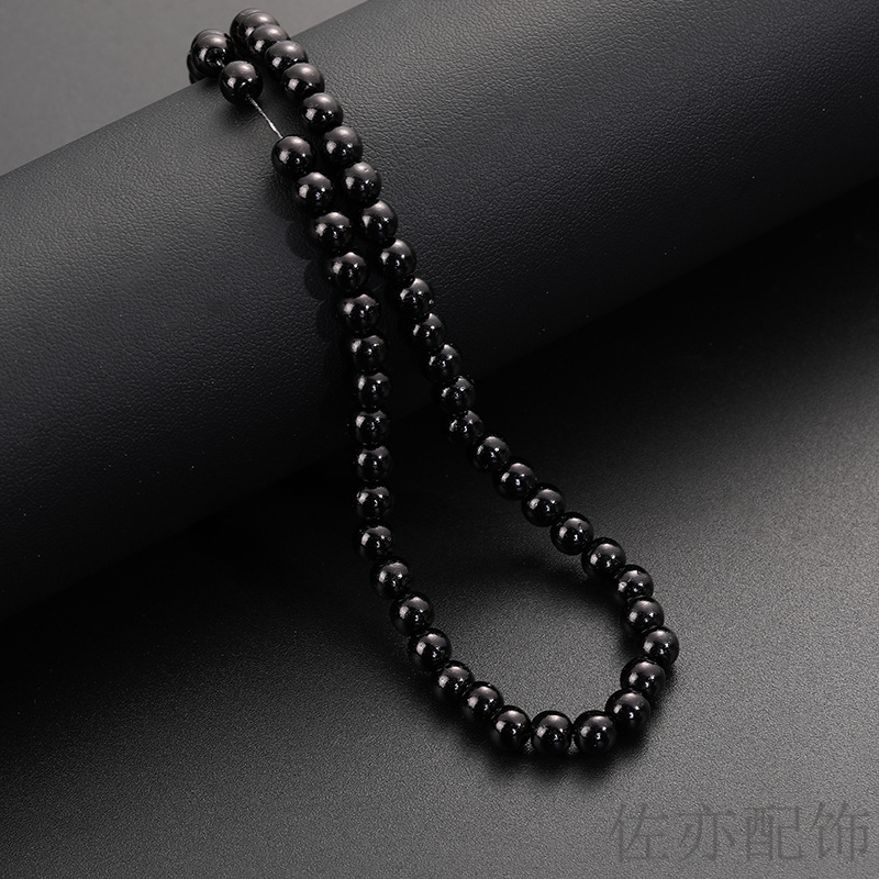 In-stock diy straight-hole water-polished loose beads ABS high-gloss 3-16mm imitation pearl jewelry accessories string beads connection beads pic 131