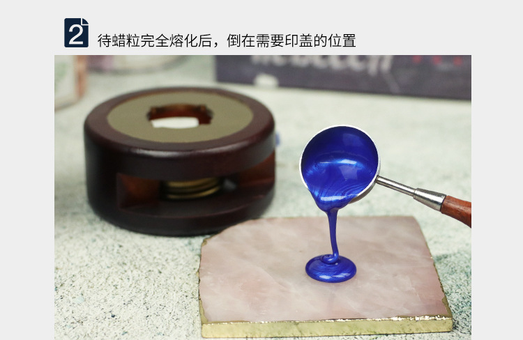 火漆勺 火漆蜡粒蜡条使用勺子火漆熔蜡用勺 火漆蜡印制作使用配件详情13