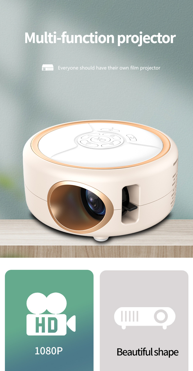 New upgraded portable projector for cross-border e-commerce, mini projector for foreign trade pic 5