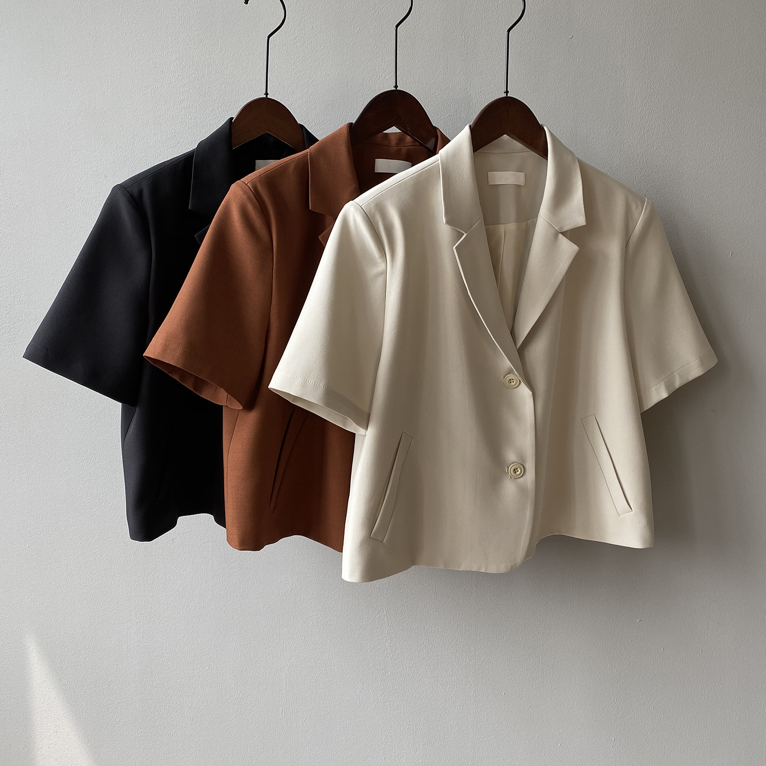 Yanshuang Solid Color short-sleeved blazer for women 2022 Summer New Korean Style loose and elegant short jacket 80158 pic 56