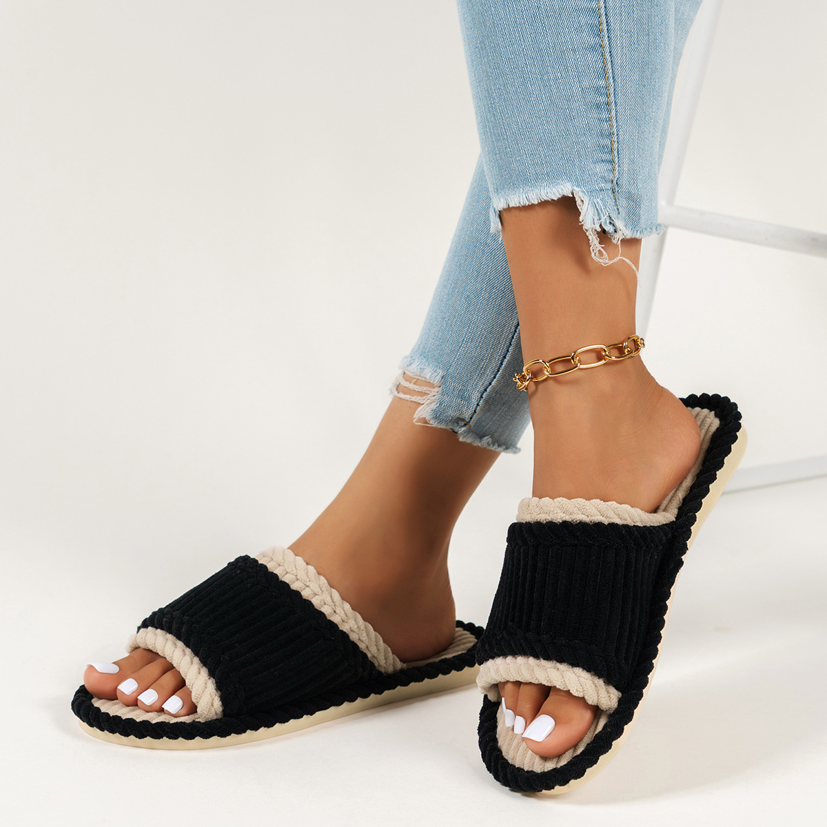 亚麻拖鞋女春秋四季室内家用棉麻踩屎感居家居防滑夏季男情侣批发详情14