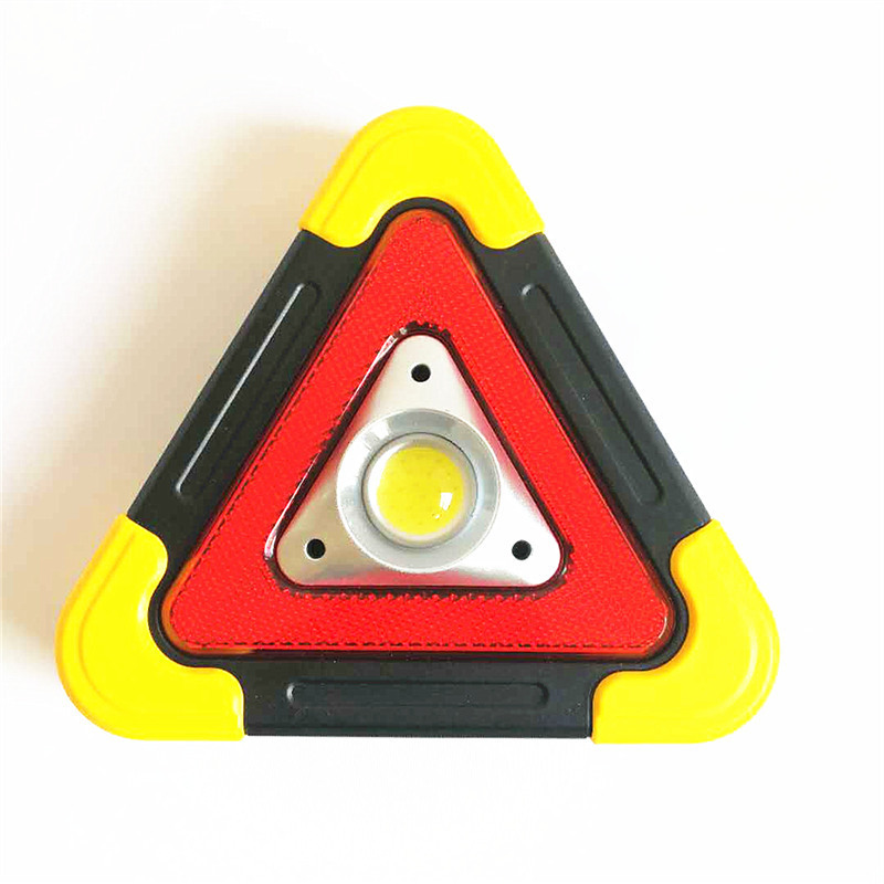Solar-powered portable floodlight LED multi-functional charging high-intensity triangular warning emergency light pic 12