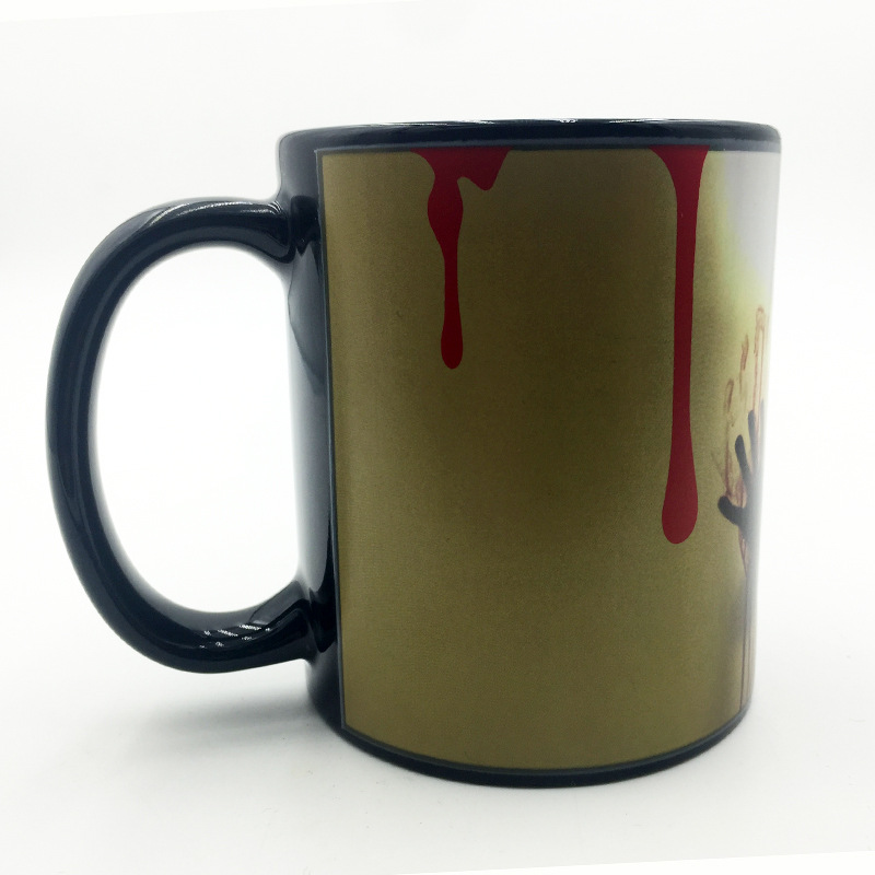 Creative street stall supplies: Walking Dead color-changing cups, terrifying zombie color-changing cups, magical temperature-sensing ceramic cups pic 2