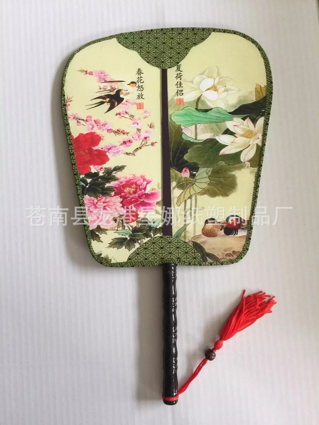 古风扇子企业团扇圆扇中国风蒲扇汉服刺绣宫廷团扇直供详情41