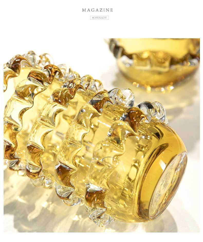 Modern light luxury glass vases, living room flower arrangements, glass flower vases, conference tables, entrance hall tabletops, decorative soft furnishings and ornaments pic 8