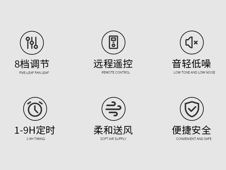 迪佳尔落地扇台式两用16寸电风扇节能省电静音遥控款电商礼品批发详情3