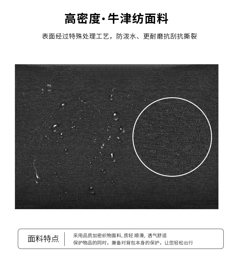 Customized large-capacity computer business backpacks with logo printing, corporate gifts, customer souvenirs, and employee benefits pic 3