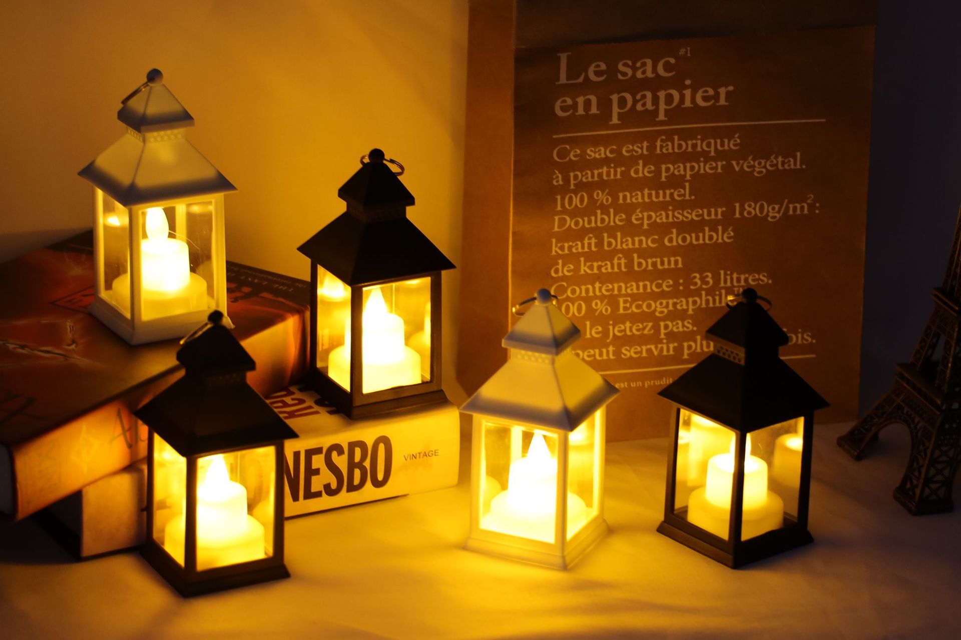 Square wind lamps, Christmas decorative led small table lamps, decorative handicrafts and ornaments pic 6