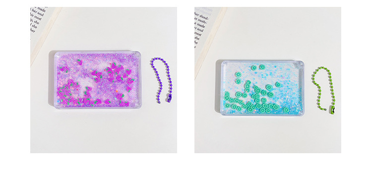 Creative oil-infused flowing sand gumball brick, Ins-style fruit flowing sand gumball plate, DIY keychain accessory gumball card tray pic 23