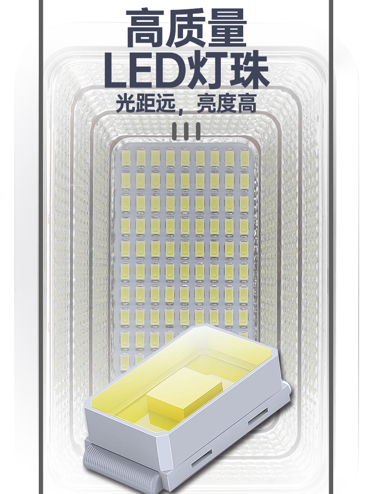 Cross-border special supply of solar floodlights, split-type ultra-bright garden lights, home outdoor wall lights, advertising floodlights pic 3