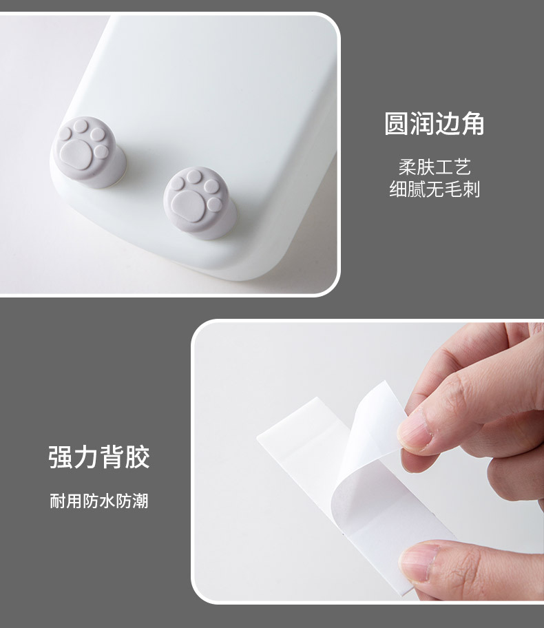 No-punch air conditioner remote control storage box, wall-mounted bedside rack, wall-mounted no-punch mobile phone storage and placement pic 12