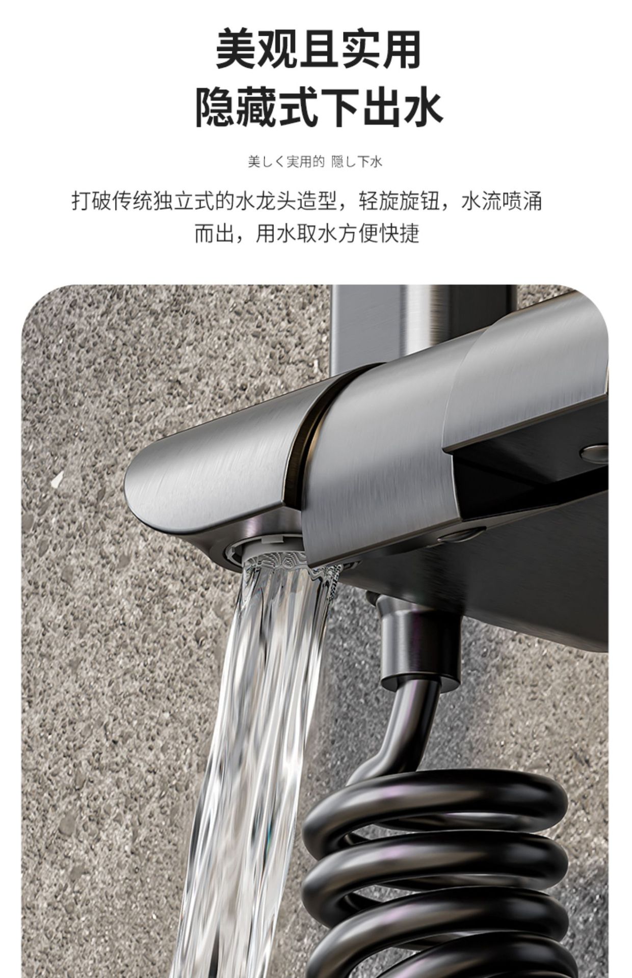 Wholesale of complete sets of household shower heads with constant temperature digital display, white all-copper piano shower heads for bathrooms, showers and sanitary ware pic 20