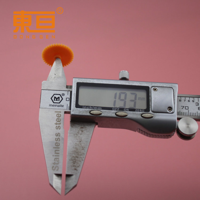 382A soft orange-red soft tooth plate, single-layer gear with soft rubber, easy to insert and pull, toy gear pic 1