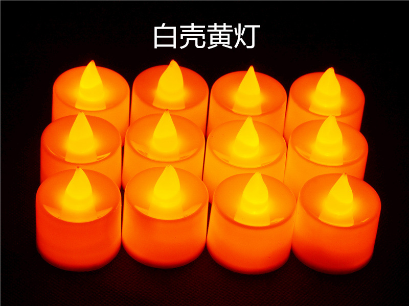 Electronic candles, wedding, birthday, confession candles, atmosphere decoration props, led simulation electronic candle lamps pic 5