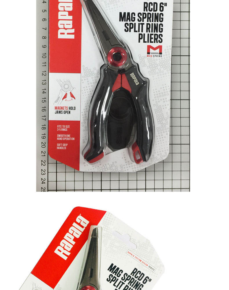 Rapala RCD series 6-inch magnetic spring lure fishing pliers with eagle beak pliers and sleeves fishing tools pic 4