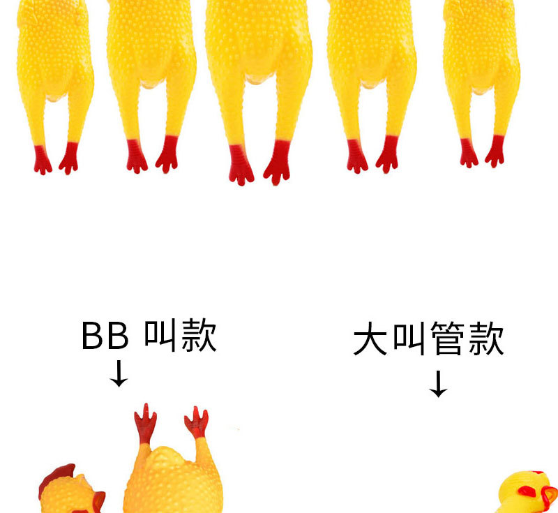 Amazon bestseller Pet supplies: Super Funny Screaming Chicken pet toy, Screaming Chicken dog toy in stock pic 28