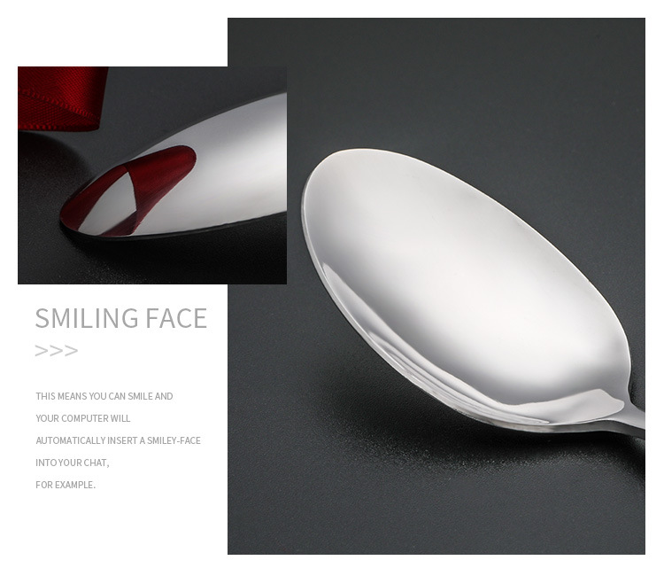 Amazon Stainless Steel Tableware Knife, Fork and Spoon Set, Cross-border Stainless Steel knife, fork and Spoon Gift Box 4-piece set, 24-piece set pic 9