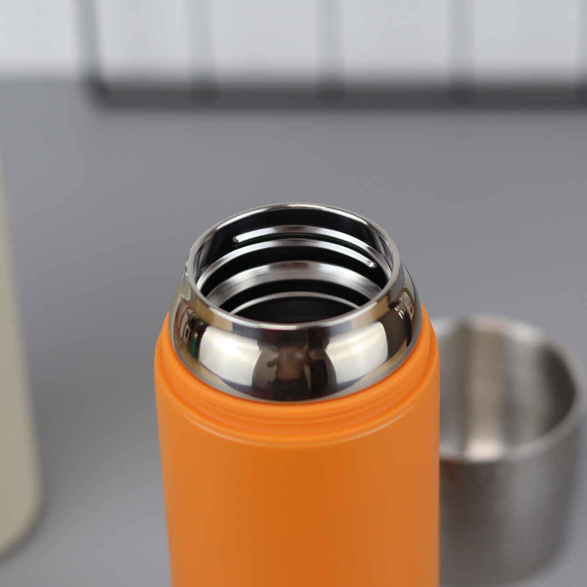 跨境内销礼品休闲焖茶保温杯锤纹钢盖水杯子弹头时尚ins学生水杯详情16