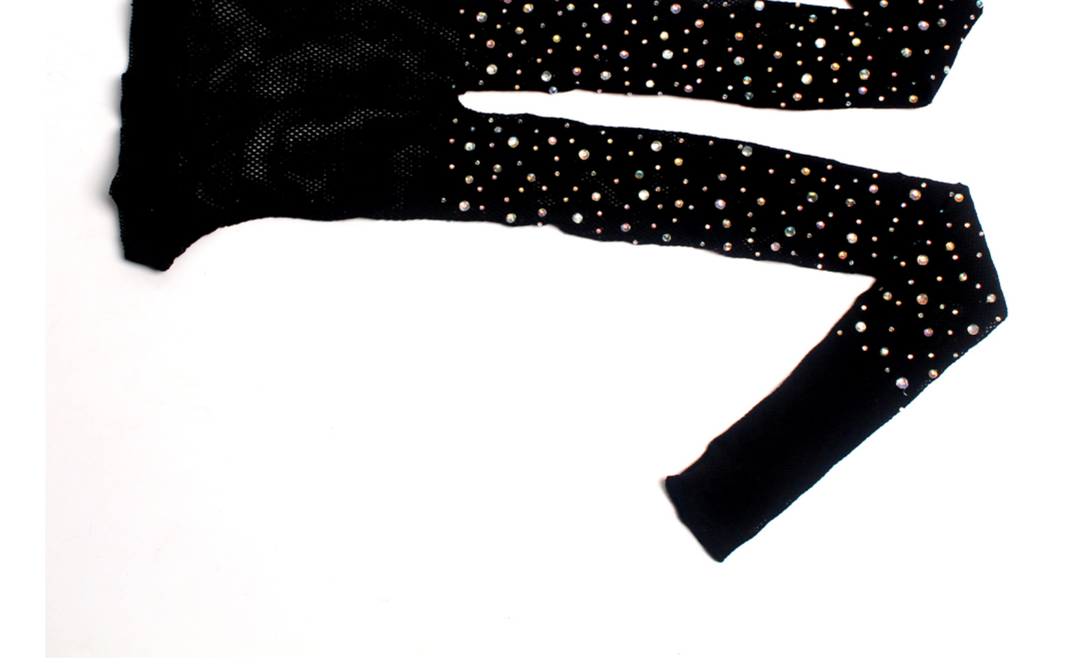 性感彩色水晶钻大码烫钻网袜贴钻闪光亮泽渔网眼镂空连裤袜子女详情26