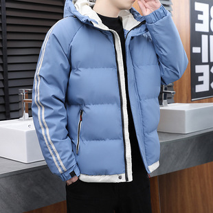 男士夹克2023春秋新款连帽外套男装韩版潮流休闲时尚宽松潮牌衣服详情7