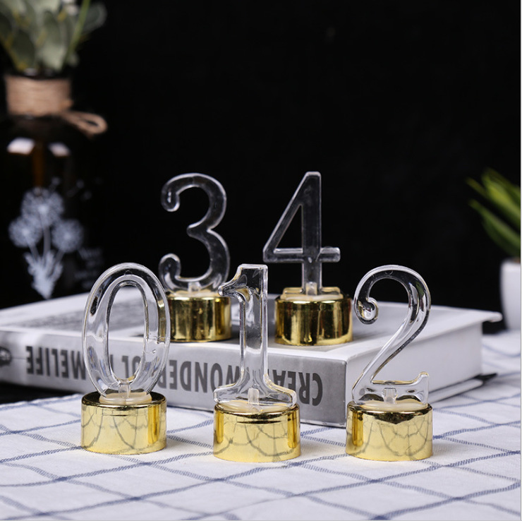 2020 New and Unique LED electronic birthday Digital Candle Lamps, creative and eco-friendly gifts, Party decoration customization and wholesale pic 3