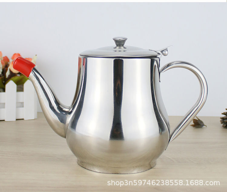 Factory direct supply of thickened stainless steel filter oil pot for household use, multi-purpose pot for kitchen sauce, vinegar and oil, large seasoning Anshi pot pic 16