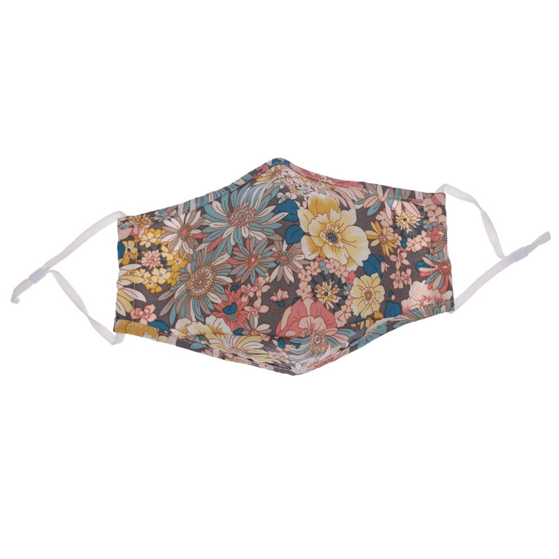 防尘防晒透气口罩 小碎花棉布口罩防粉尘棉布艺口罩厂家批发详情15