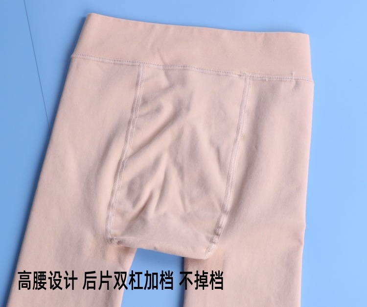 儿童跳舞袜白色加绒加厚秋冬季小女孩舞蹈袜宝宝丝袜女童连裤袜子详情7