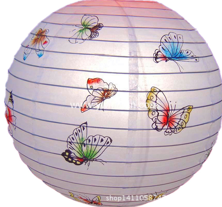 Wholesale white paper lanterns for the Mid-Autumn and Spring Festival, folding, handcrafted round paper lanterns, wedding and festive decorations pic 81